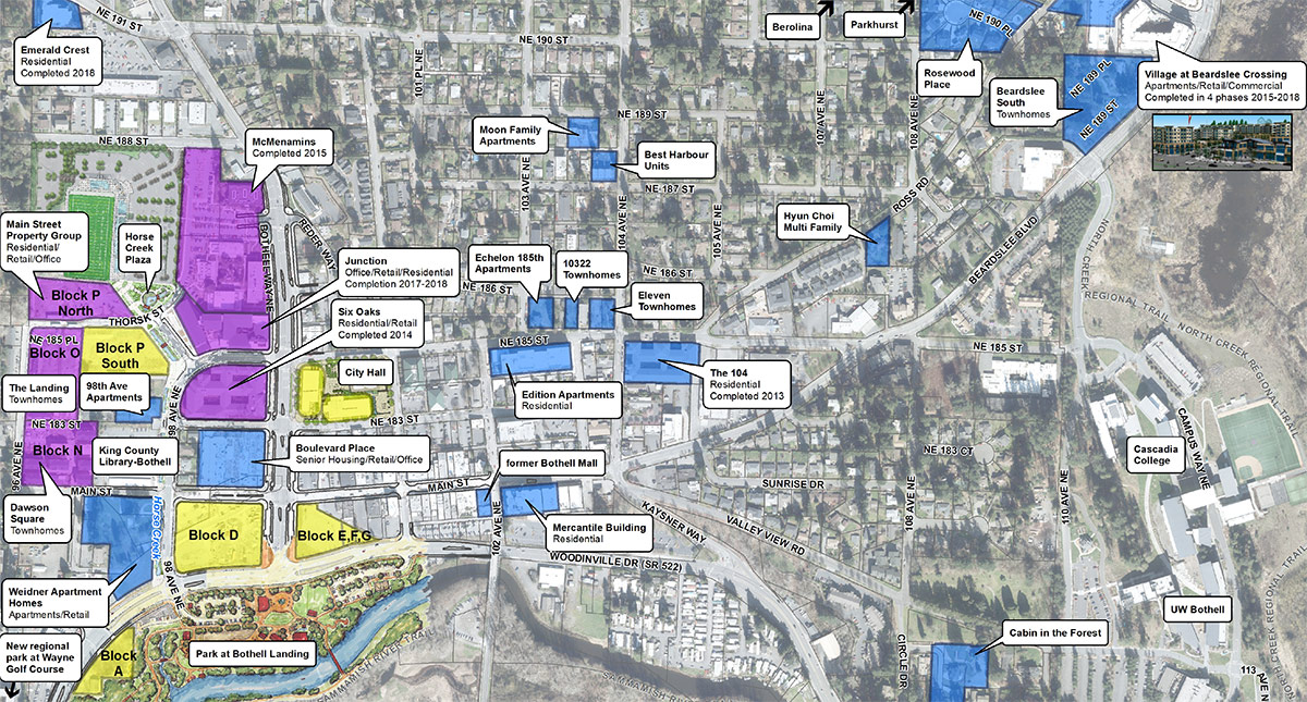 Bothell Revitalization Map 